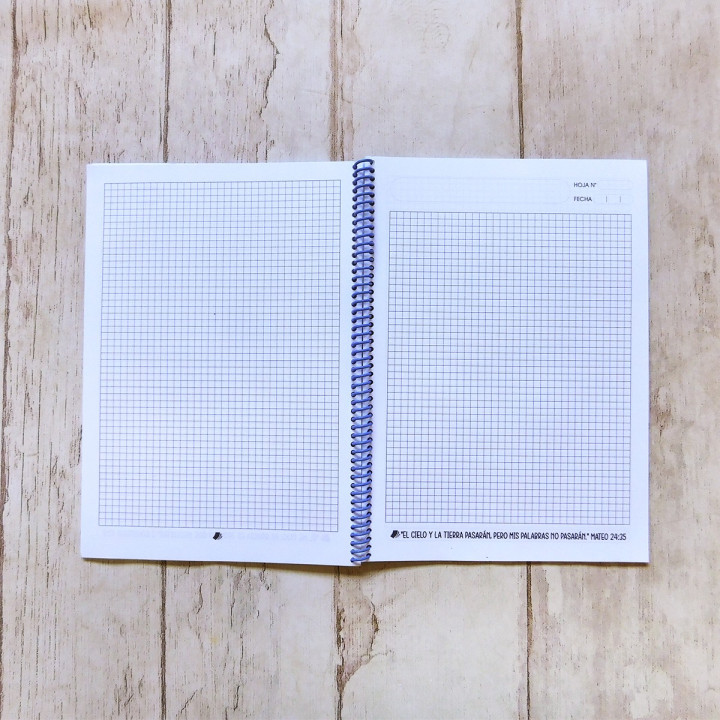 CUADERNO Tamaño A4 Universitario Anillado Religioso