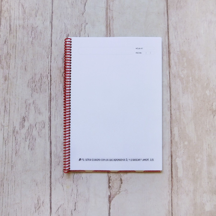 CUADERNO Tamaño A4 Universitario Anillado Religioso