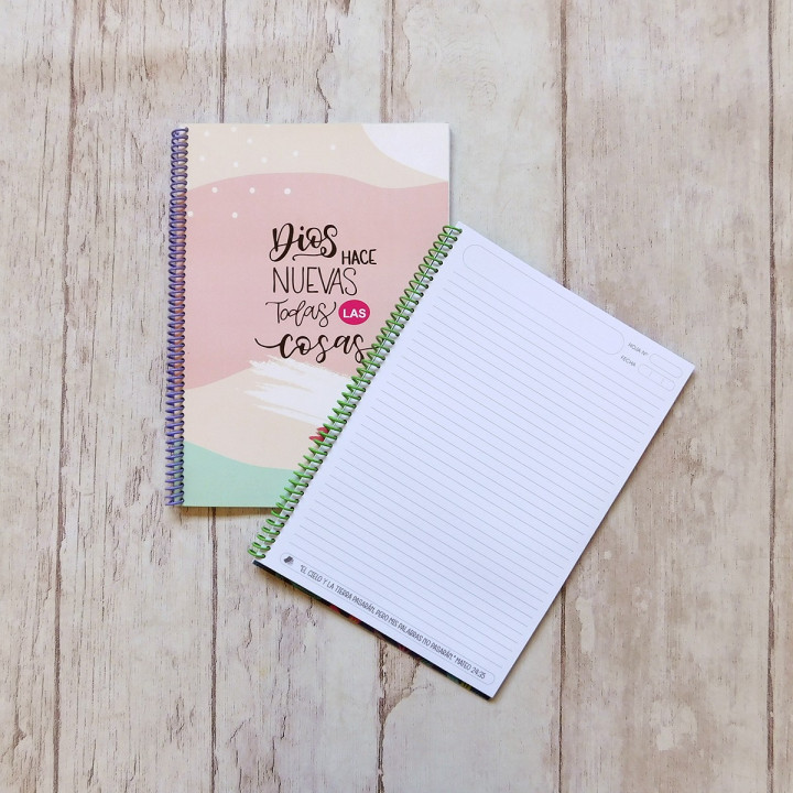 CUADERNO Tamaño A4 Universitario Anillado Religioso