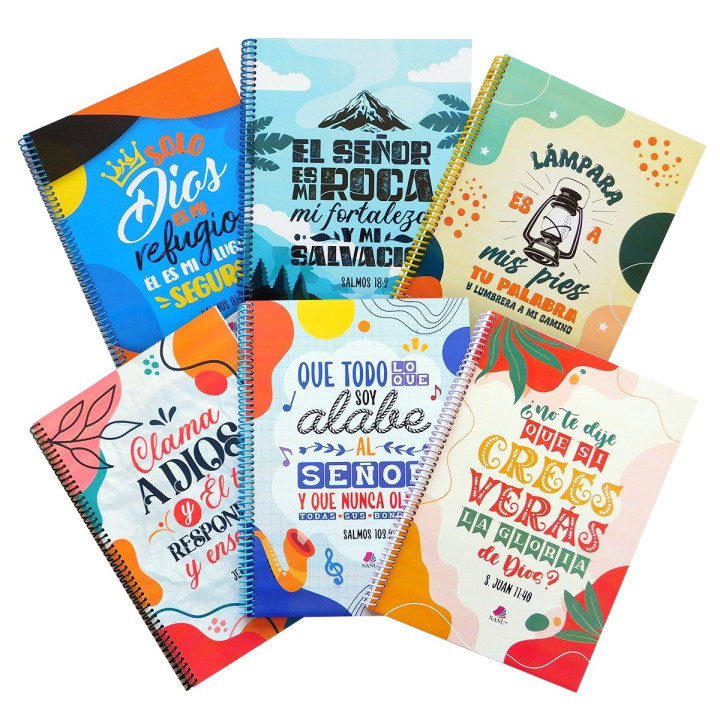 CUADERNO Tamaño A4 Universitario Anillado Religioso