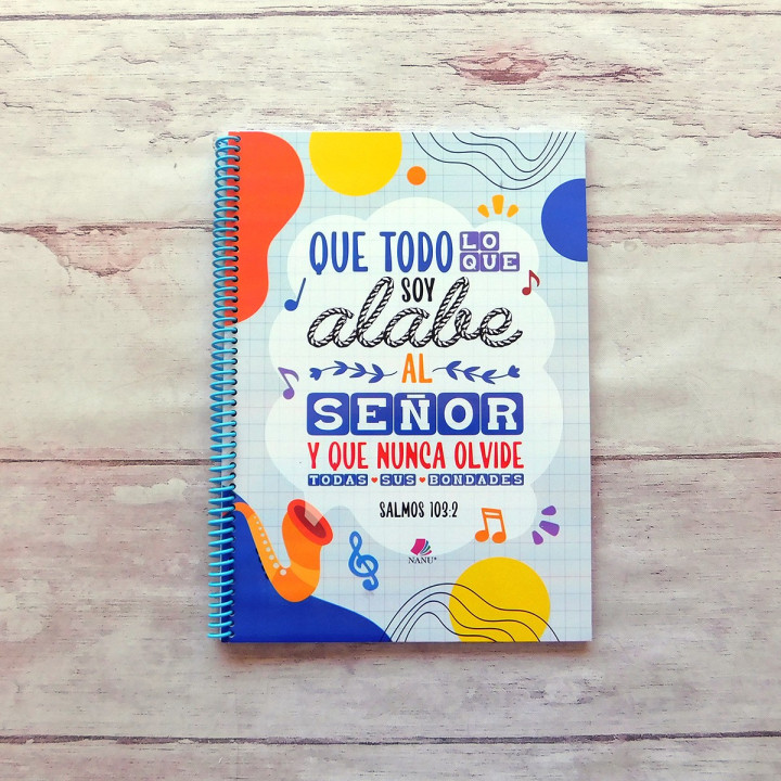 CUADERNO Tamaño A4 Universitario Anillado Religioso