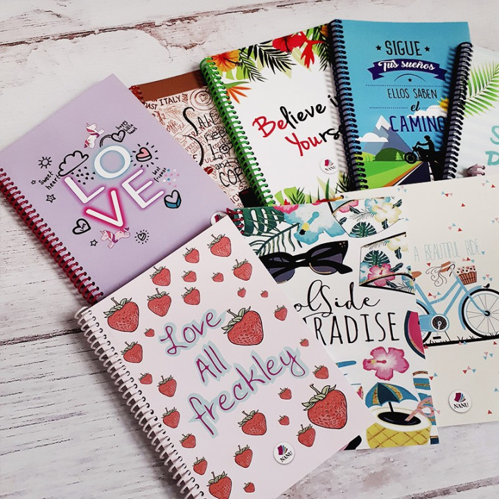 CUADERNO Tamaño A5 Anillados Conv.