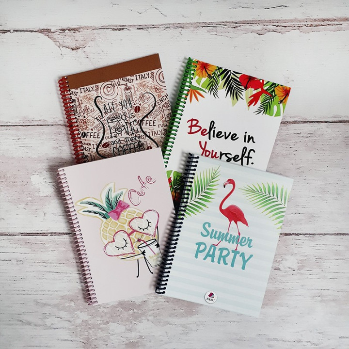 CUADERNO Tamaño A5 Anillados Conv.